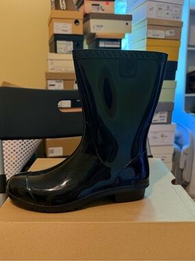 UGG Black Shearling-Lined Boot